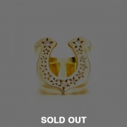 18K Horse Shoe Ring Chicks